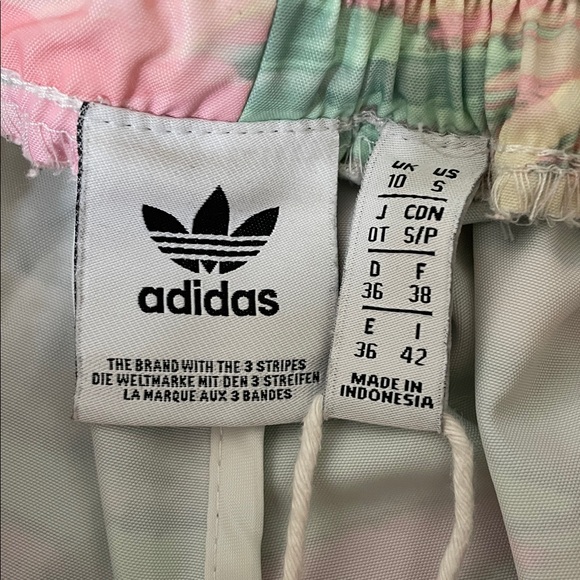 Adidas Originals R.Y.V. track pants pastel marble print size Small - Picture 9 of 12